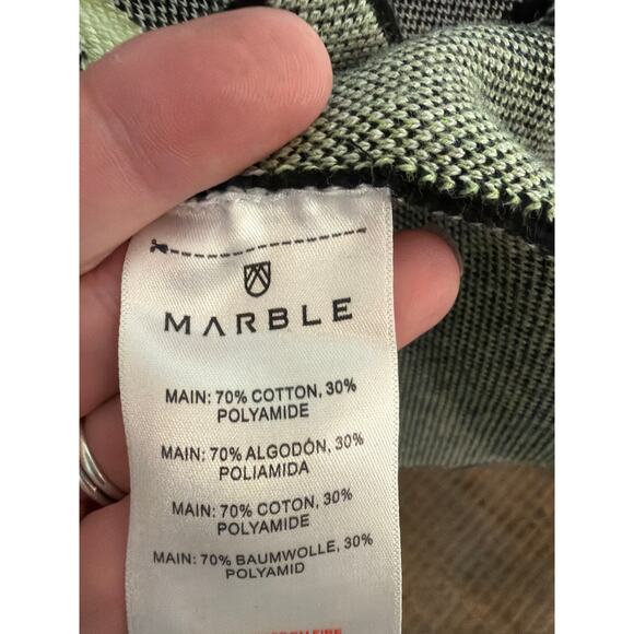 Marble Scotland size medium paid button down sweater jacket - Picture 3 of 4